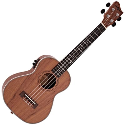 Koa Elektro-akoestische Tenor Ukulele van Gear4music