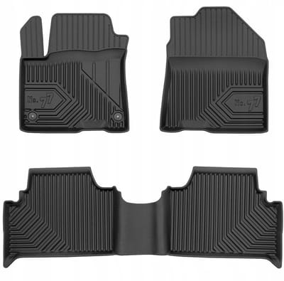 **FROGUM No.77 - Automatten - HYUNDAI KONA EV automat - Perfecte pasvorm - Verhoogde rand 4 cm - Geurloos TPE