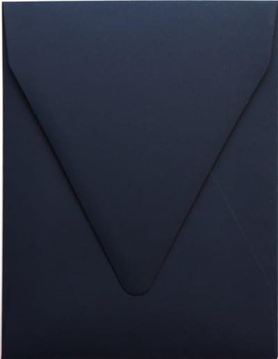 Gladde Blauwe enveloppen A6 - 182 x 134 mm - 25 stuks - NK natgelijmde - 120 gram - Malmero - Netuno