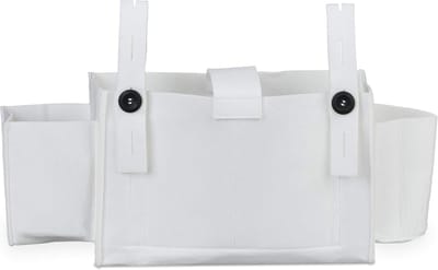 Famanu – Bed organizer hoogslaper - 8 vakken - ledikant & babybox - vilten bedside pocket - HBD: 23x43x11 cm - wit