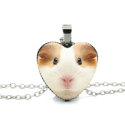 GoedeDoelen.Shop | Ketting Heart Cavia | Cavia Ketting | Statement Ketting | Vriendschapsketting | Dieren Sieraad | Dierenwelzijn | Wellness-House