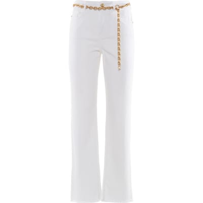 vrouw ivoor broek