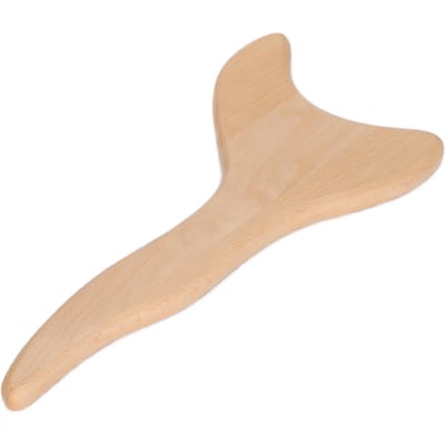 Beuken Krabbord Prachtig Houten Guasha Massagegereedschap voor Nek Lichaam Meridianen beige