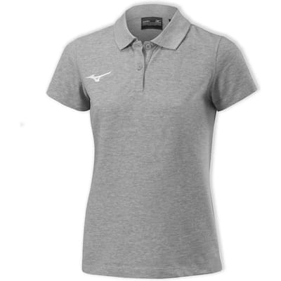 Mizuno Shizuoka Korte Mouw Poloshirt Grijs M Vrouw
