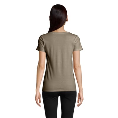 SOLS Dames/Dames Pioneer T-Shirt (Kaki Groen)