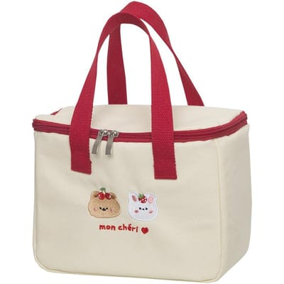 Sac à déjeuner en toile isolé pour femmes et filles, sac à main isotherme en feuille d'aluminium, boîte à nourriture thermique, conteneur de dîner de pique-nique pour l'école familiale