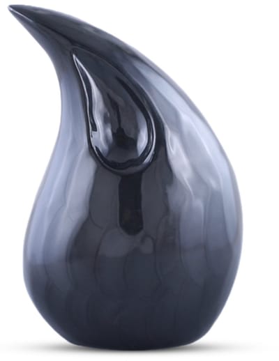 Teardrop As Urn - 400 ML - Teardrop - Druppel Urn - Crematie Urn - Uniek - Voor Huisdieren of Menselijk As - Crematie As - Decoratie Urn - ZWART