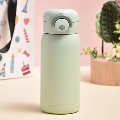 Tasse rebondissante en acier inoxydable, double isolation sous vide, tasse d'eau de sport portable d'extérieur, tasse de couple de haut niveau d'apparence, tasse de pois 200ML
