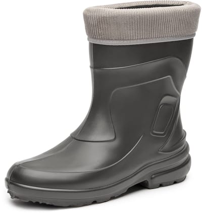 Ladeheid LA-LMG-800-Jessy Dames Regenlaarzen - Rubber - EVA - Grijs/Grijs - 42