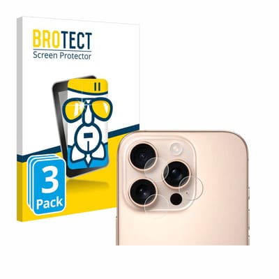 Screenprotector 3 Stuks voor Apple iPhone 16 Pro (ALLEEN Camera Lens) Beschermglas transparant