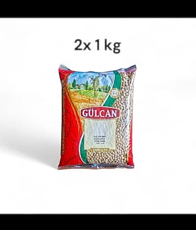 Gülcan Groene Linzen – 2x 1kg | Eiwitrijk, Vezelrijk & 100% Natuurlijk - Gülcan Yeşil Mercimek – 2x 1kg | Protein Kaynağı, Lifli & %100 Doğal - Gülcan Green Lentils – 2x 1kg | High Protein, High Fiber & 100% Natural
