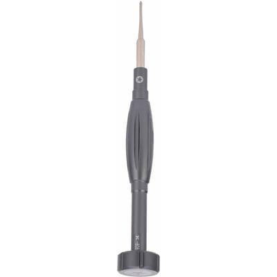 Mini Schroevendraaier Aluminiumlegering Schroefbevestigingsgereedschap met Magnetische Kop Pentalobe 0.8 gray