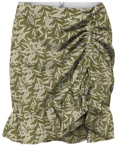 Only Nova Life Vis Philine Korte Rok Groen XS Vrouw