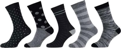 Apollo - 10-Pack - Speelse Herensokken - Katoenen Comfort - 5-Pack - Heren - zwart - 39-42 - 120421011