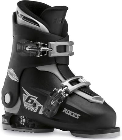 Roces - Idea Up - Skischoenen - Kinderen - 19.0-22.0 (30-35) - Zwart - Zilver
