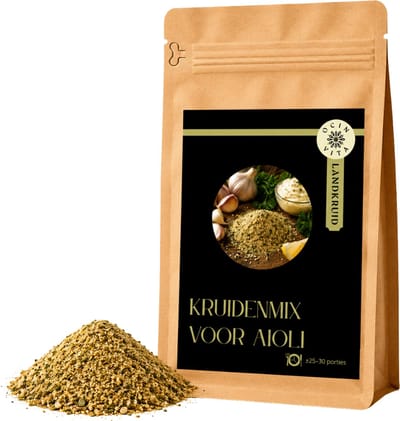 Aioli Kruidenmix 100g – Kruiden voor Zelf Aioli Maken – Knoflooksaus Mix voor Dips, BBQ & Tapas – Ocin Vita