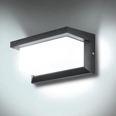 LED Wandleuchte Buiten 18W IP66 Waterdicht Rechthoekige Wandlamp Aluminium voor Buitenruimte