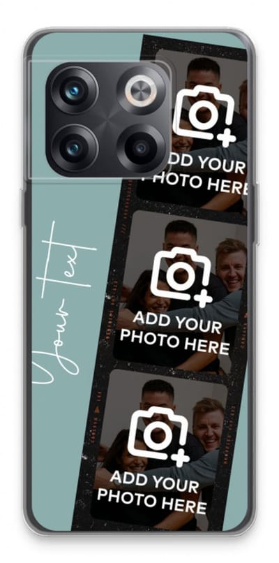 Gepersonaliseerd - Case Company® - Hoesje geschikt voor OnePlus 10T hoesje - Filmrol N°1 - Soft Cover Telefoonhoesje - Bescherming aan alle Kanten en Schermrand