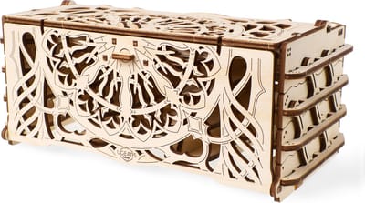 Ugears Houten Modelbouw - Speelkaartenhouder 12-vaks - Games