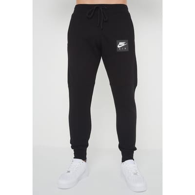 Nike Air heren fleece joggingbroek in zwart