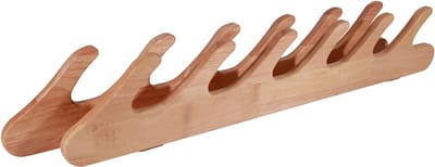 Ultimate Wooden Wall Rod Rack 6 Rods - Hengelrek