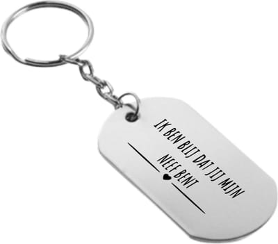 Akyol - ik ben blij dat jij mijn neef bent sleutelhanger - Neef - cadeau neef - leuk neef voor je nicht om te geven - verjaardag neef - 54 x 29mm