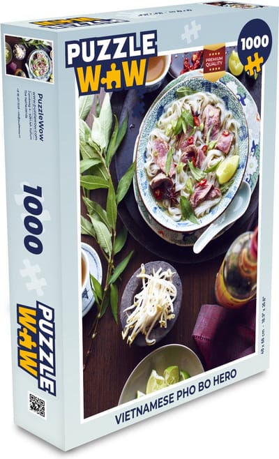Puzzel Vietnamese pho bo hero - Legpuzzel - Puzzel 1000 stukjes volwassenen