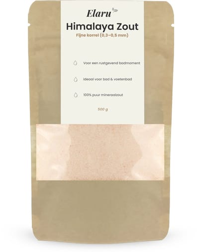 Himalaya Zout - 500g - Badzout - 100% Natuurlijk - Voor Bad & Voetenbad - Himalaya Badkristallen