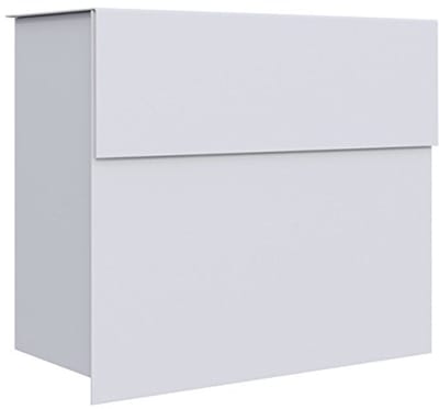 Witte Wandbrievenbus met Modern Design en Eenvoudige Montage