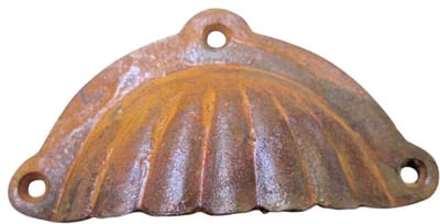 Fluted With Lugs Cup Pull Handle Rust