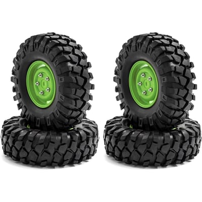 RC Crawler Rubberbanden RC Autobanden met Velgen Vervanging voor 1/10 Traxxas TRX4 Axiaal type 1