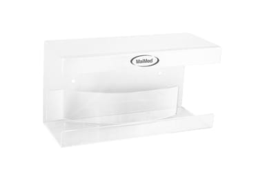 Maimed acrylische handschoendispenser met veer - 1 vaks