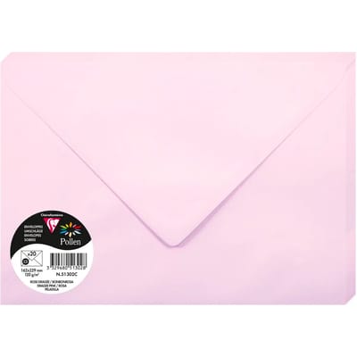 Stuifmeel van Clairefontaine enveloppe C5, snoepjesroze