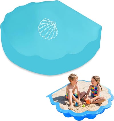 Zandbak Afdekhoes - Zand Zeil - Zandbak Beschermen - Waterdicht Oxford Materiaal - 100 cm Diameter - Blauw