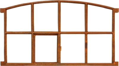 Antiek Stijl Gietijzeren Decoratie Raam voor Schuur of Tuinhuis 74cm