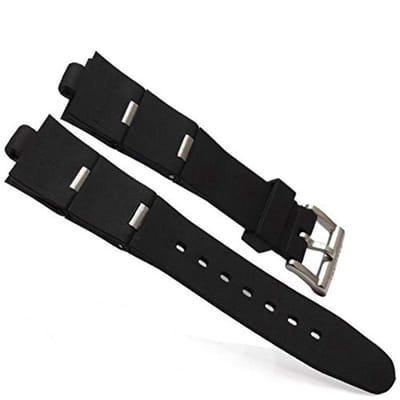 Allecto - Silica Gel Horlogeband - Bvlgari Horloge - Comfortabel en Stijlvol - Roze Rood en Goud - Waterbestendig - Geschikt voor 22 mm en 24 mm