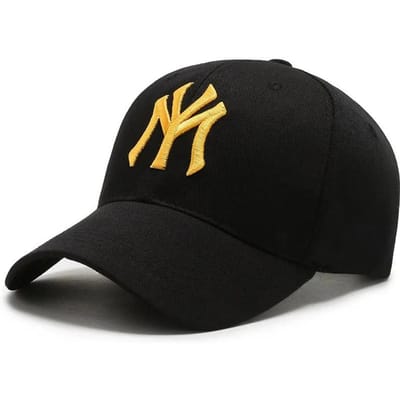 Casquettes de Baseball Personnalisées Coton Broderie Lettre Réglable Unisexe Casquette Trucker Casquette Snapback Décontractée Casquette Quotidienne Sport Extérieur Cadeau Adjustable black