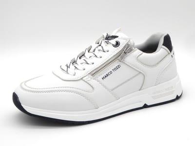Marco Tozzi Heren Sneaker - 13613-100 Wit - Maat 41