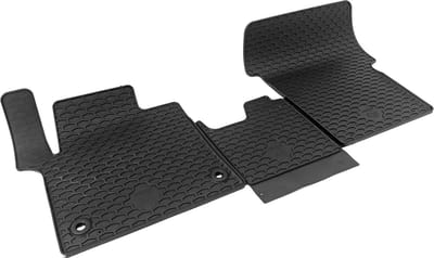 Walser DirtGuard rubberen voetmatten geschikt voor Citroen Spacetourer/Peugeot Traveller/Toyota Proace Verso 2016 - Vandaag - Fiat Ulysee 2022 - Vandaag - Opel Zafira Bus 2019 - Vandaag