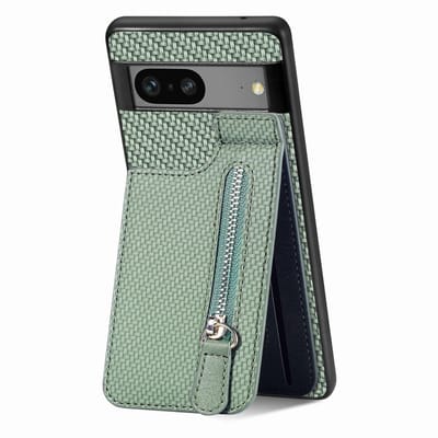 Dailygoods- Hoesje Schokbestendig - Lederen Flip Cover - Portemonnee met Rits - Kaartetui - Magnetische Sluiting - Kickstand Functie