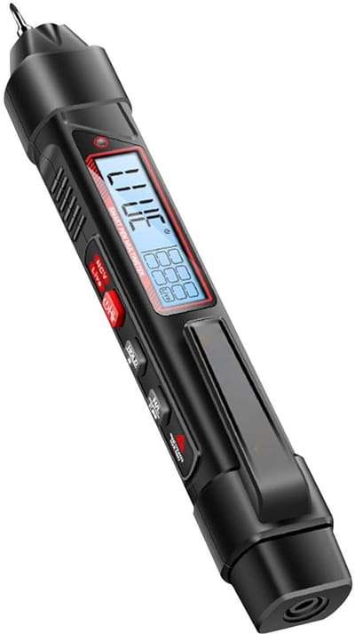 Digitale Pen Multimeter - Spanningstester - Elektrische Werkzaamheden - Contactloze Detectie - 19 cm - Zwart