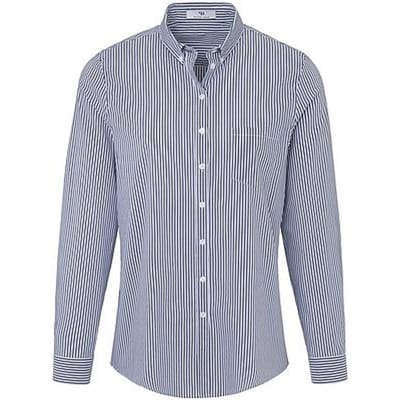 Blouse button-downkraag Van Peter Hahn blauw