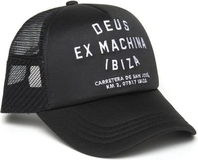 DEUS Ibiza Address Trucker cap - Black