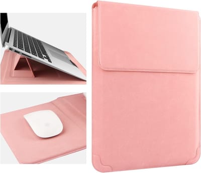 Leren Laptop Sleeve voor 15-16 Inch Laptops - Bescherming voor MacBook, ASUS, HP en Dell