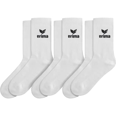 Erima 3-Pack Sportsokken - Wit | Maat: 35-38