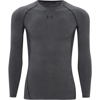Under Armour Hg Armour T-shirt de compression à manches longues Homme hauts Gris 1257471-090 S gray