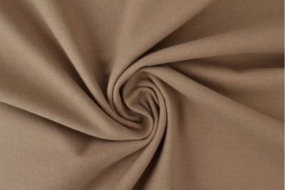 Molton stof - Taupe - 1 meter - Per meter - 150cm breed