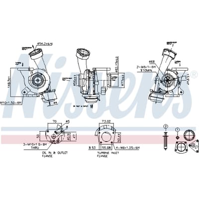 Supercharger, drukvulling NISSENS 93244