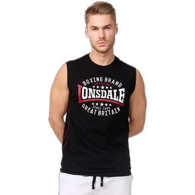 Lonsdale tanktop St.Agnes mouwloos T-shirt slim fit