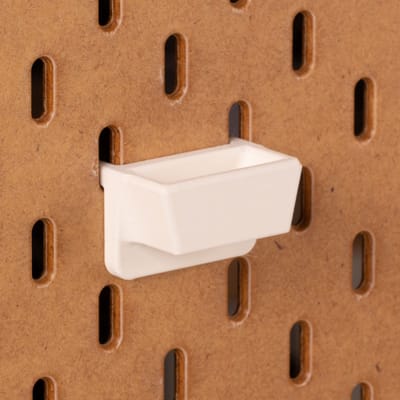 Houder voor schaar of klein gereedschap - Voor Ikea Skadis pegboard - Wit